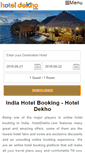 Mobile Screenshot of hoteldekho.com